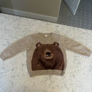 Toddler Hatley Bear Knit Crewneck Sweater